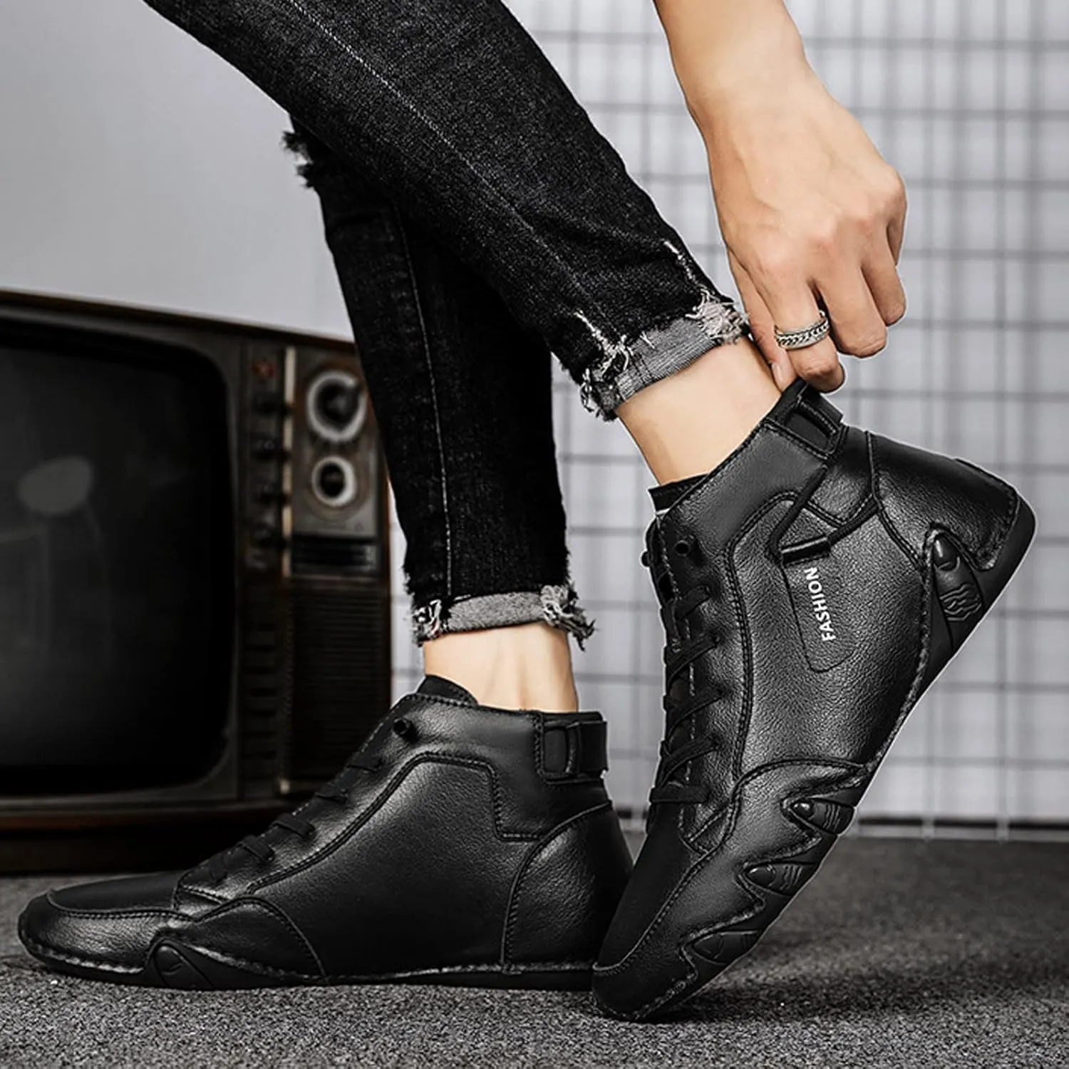 Snow Boots for Women Ankle Womens Ankle Booties Women's Boots for Plantar Fasciitis Steel Toe Shoes for Women Fashion Round Toe Chunky Low Heel Classic Pointed Toe