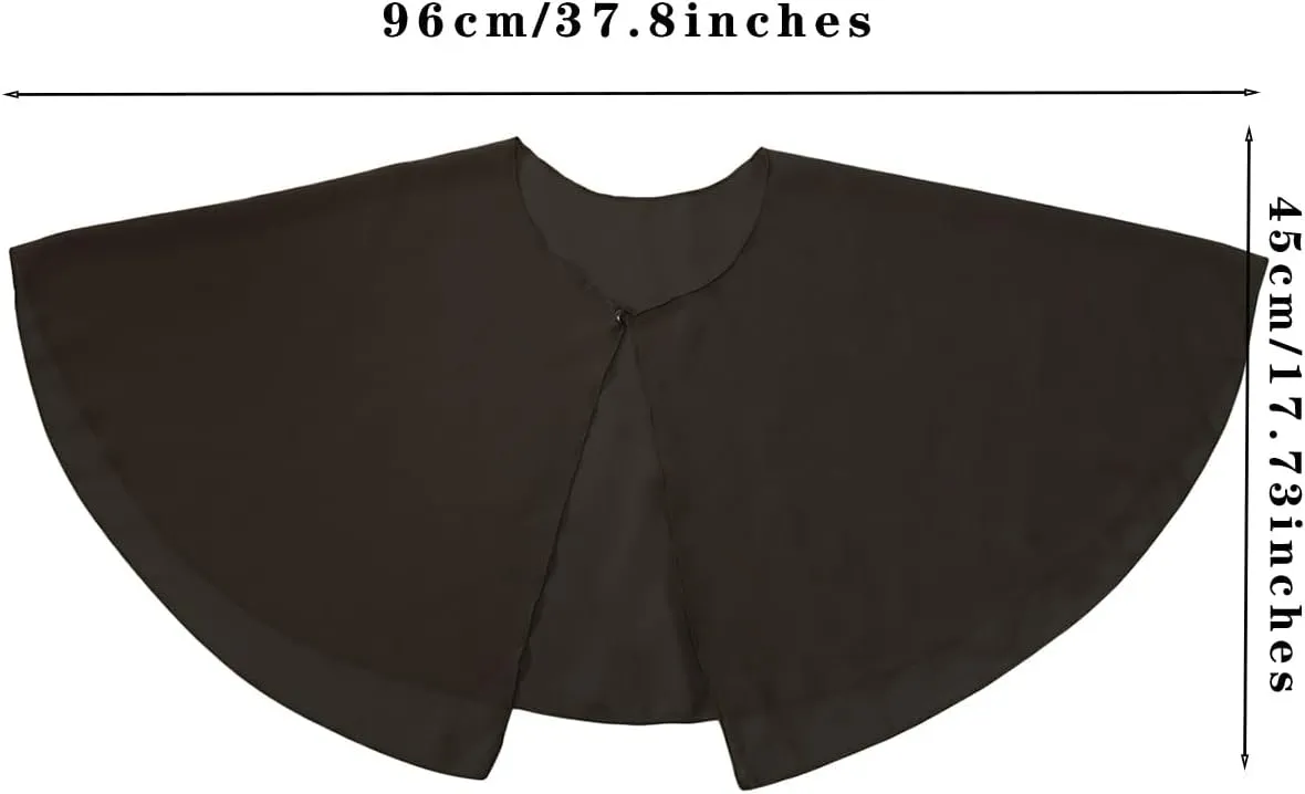 Soft Chiffon Shawl Wraps Shrug for Evening Dress Wedding Vintage Style Cape for Women