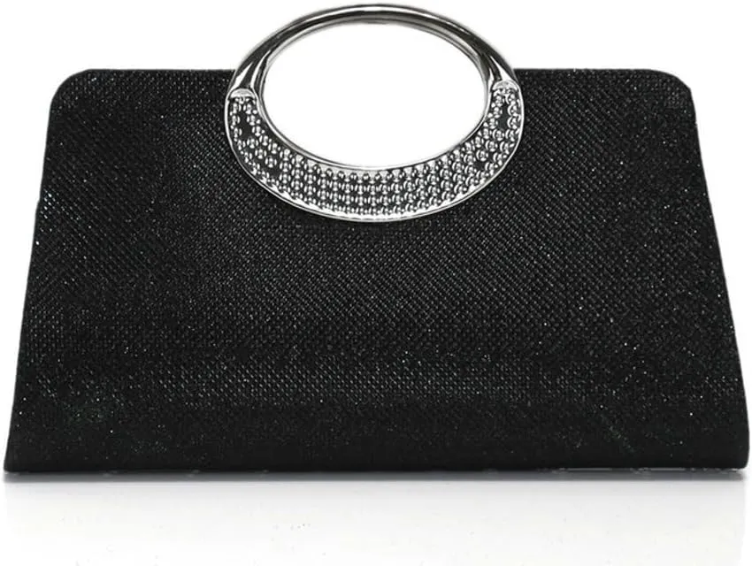 Solyinne Evening Bags Clutch Purses for Women Rhinestone Handbags Purse Wedding CrossBody Handbag with Chain Sparkly