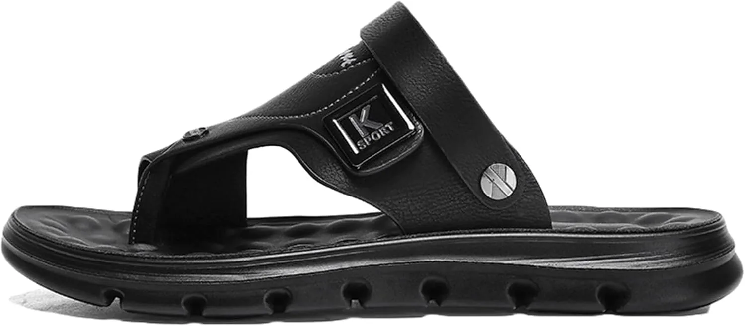 Summer Bunion Orthopedic Sandals For Men,Non-Slip Travel Plantar Fasciitis Slippers,Outdoor Casual Hallux Valgus Flip Flops