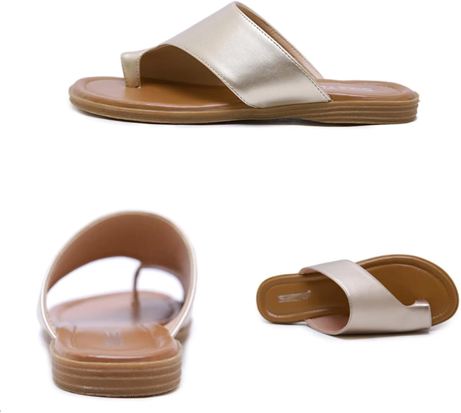 Summer Women's Fashion Hallux Valgus Flip Flops/Flat Plantar Fasciitis Bunion Beach Sandals/Ring Toe Orthopedic Thong Sandal