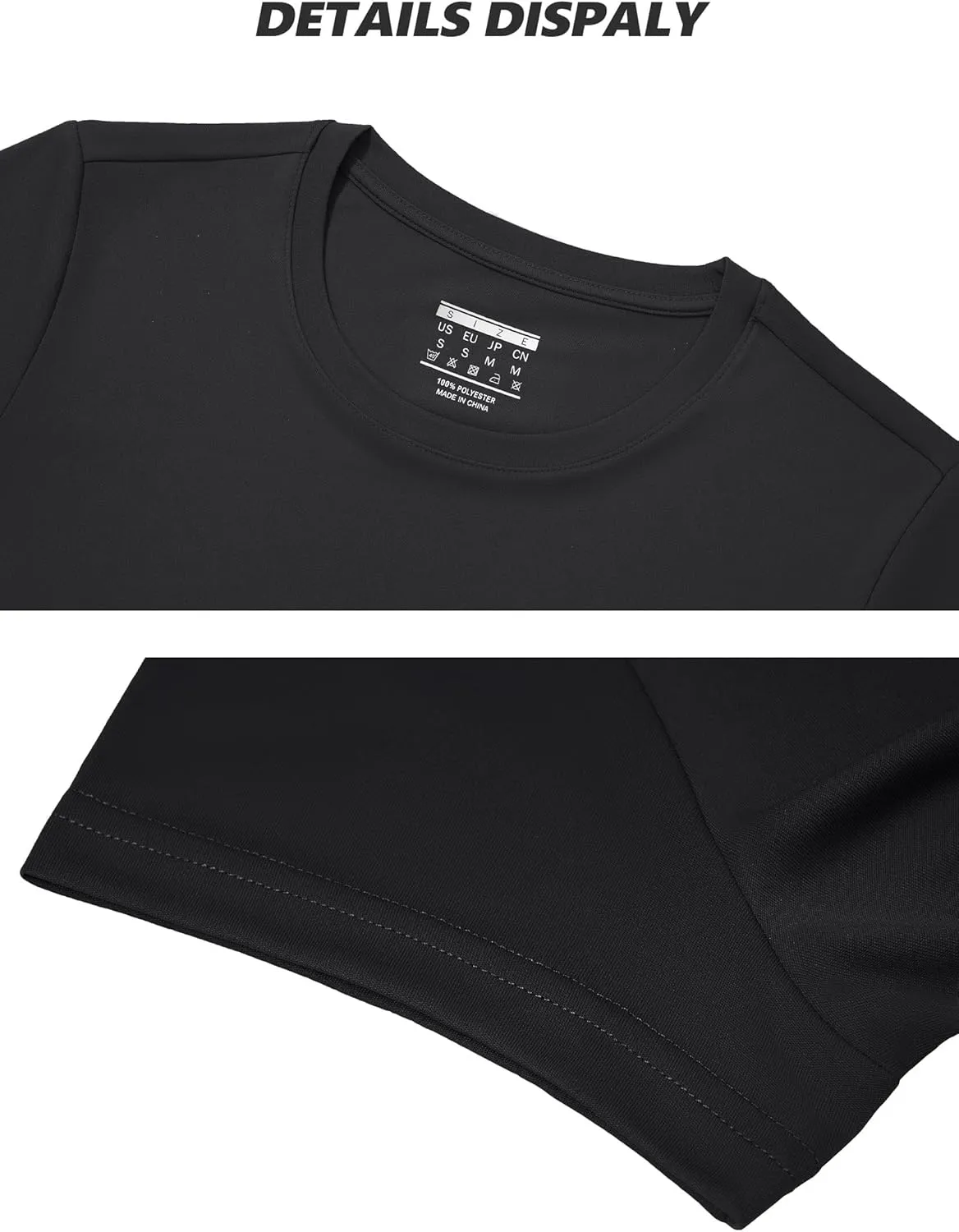 TACVASEN Short Sleeve Shirts for Women Athletic Workout Tops UPF 50  Sun Protection Quick Dry Running T-Shirts