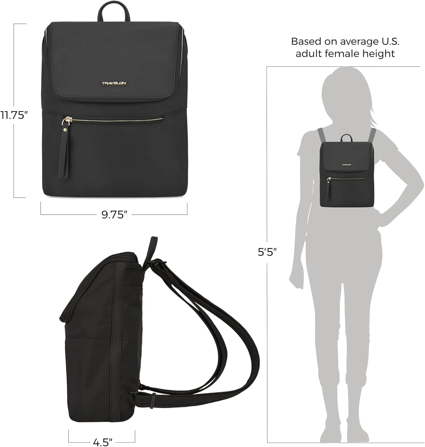 Travelon Anti-Theft Addison Backpack