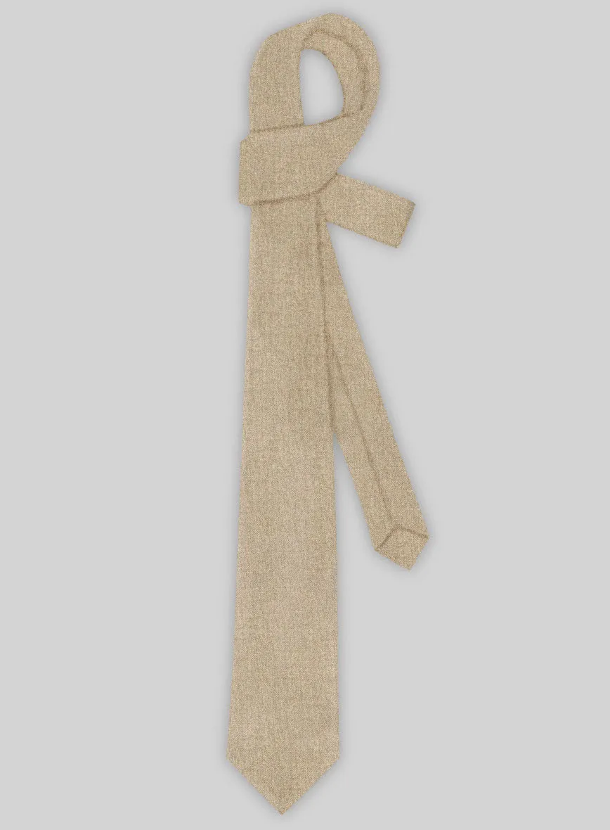 Tweed Tie - Naples Gondola Beige