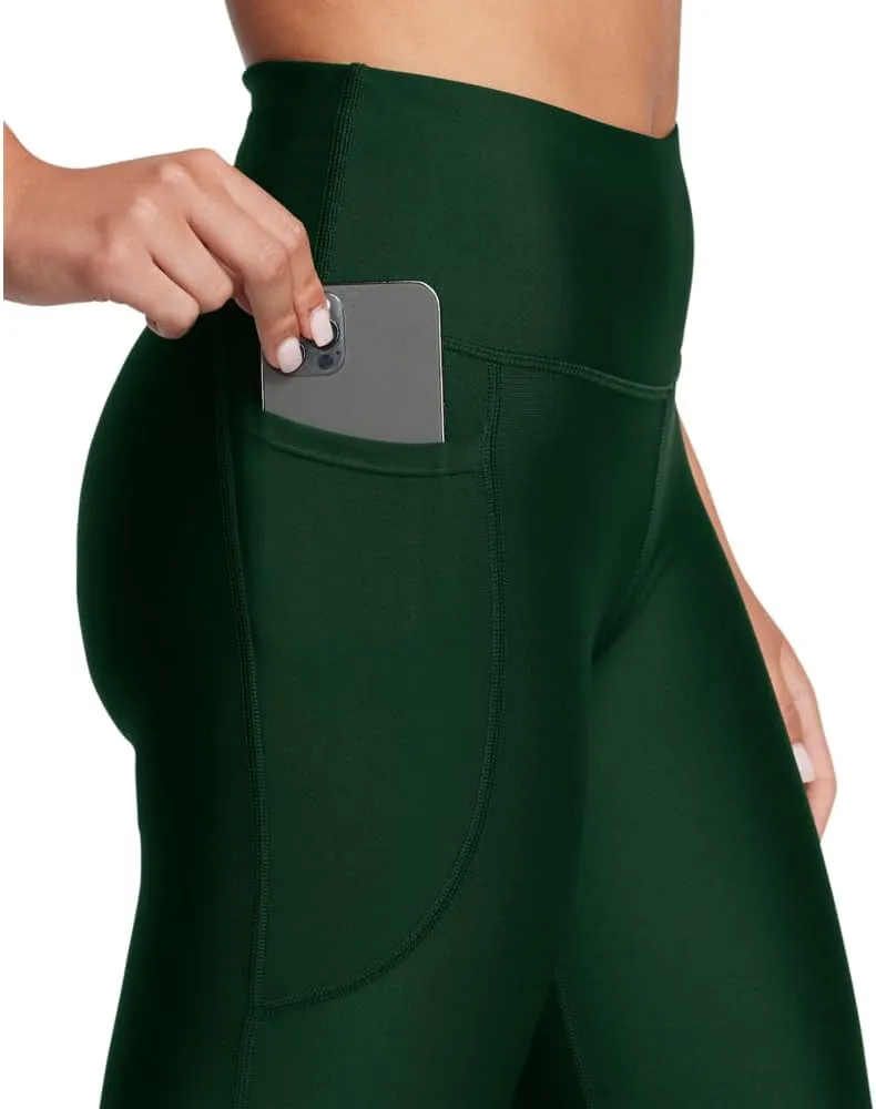 Under Armour Women's HeatGear High Waisted Pocketed No-Slip Leggings