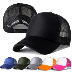 Unisex Plain Adjustable Hats