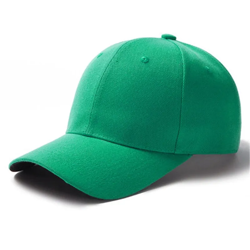 Unisex Plain Adjustable Hats
