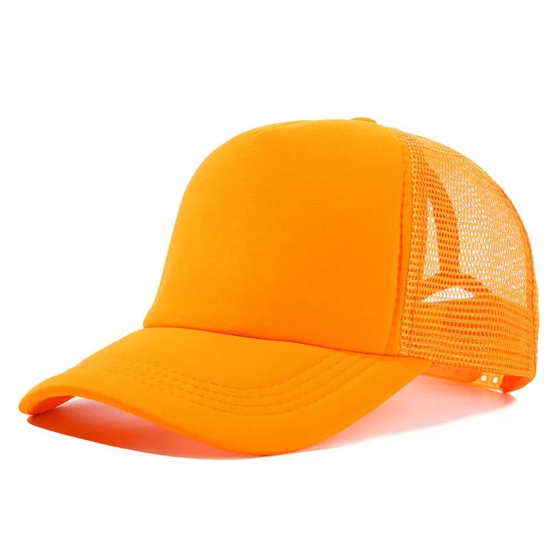 Unisex Plain Adjustable Hats