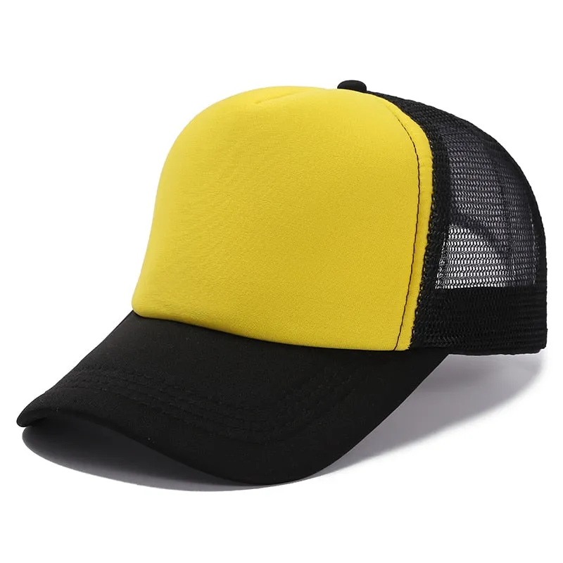 Unisex Plain Adjustable Hats