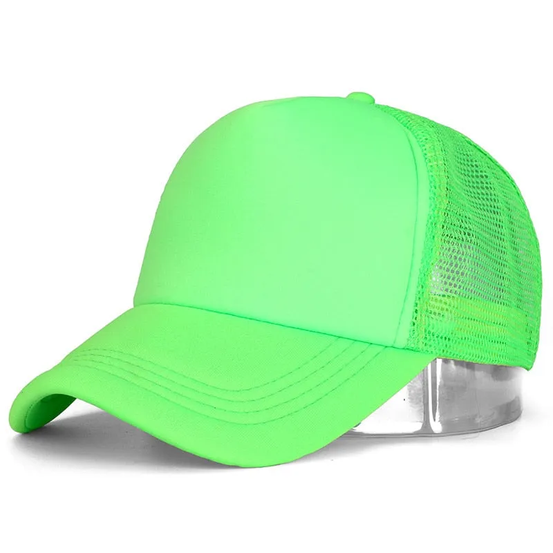 Unisex Plain Adjustable Hats
