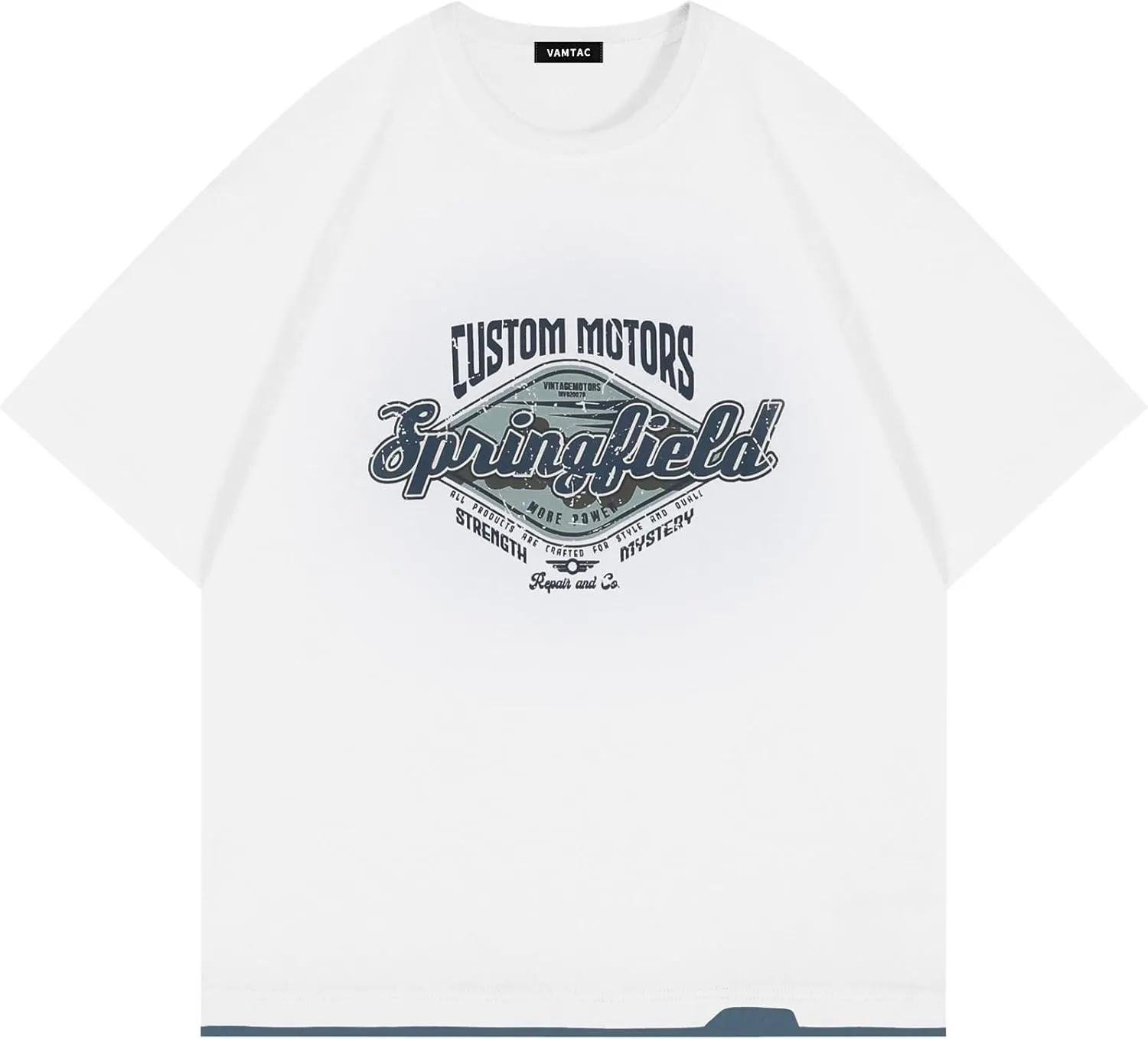 Vamtac Mens Oversized T Shirts Summer Casual Vintage Graphic Tees Streetwear Harajuku Tops