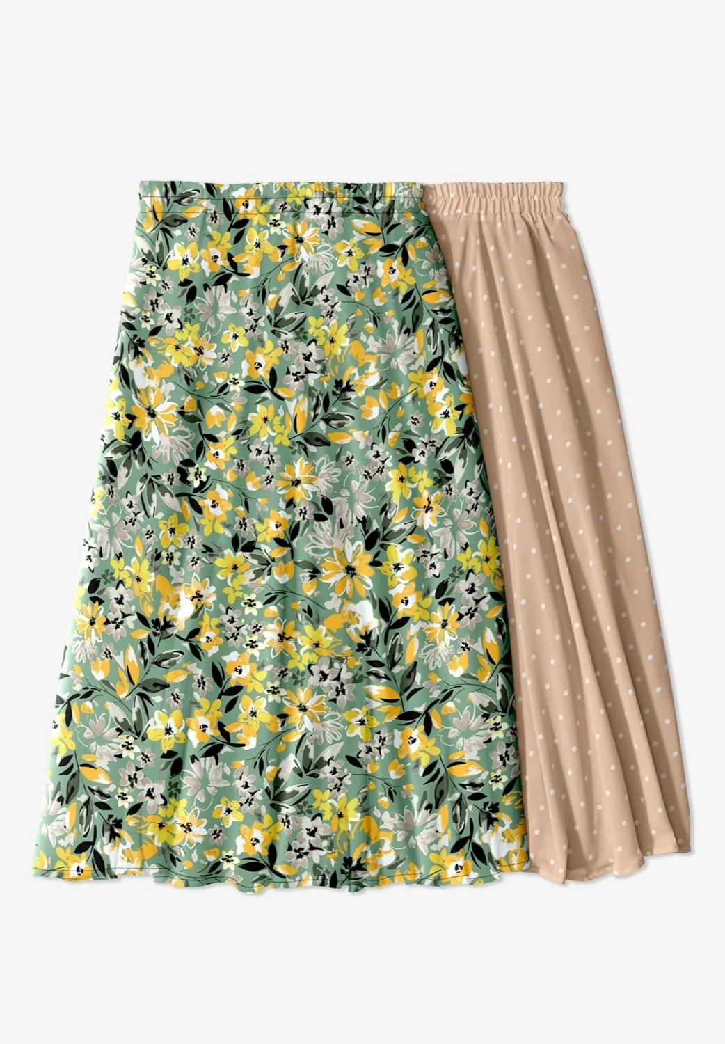 Woman Within Women's Plus Size Reversible Skirt