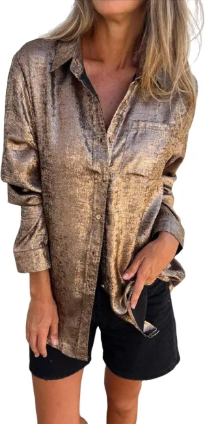 Women Button Down Linen Shirts Solid Color Linen Tops for Women Long Sleeve Loose Fit Vacation Beach Blouse