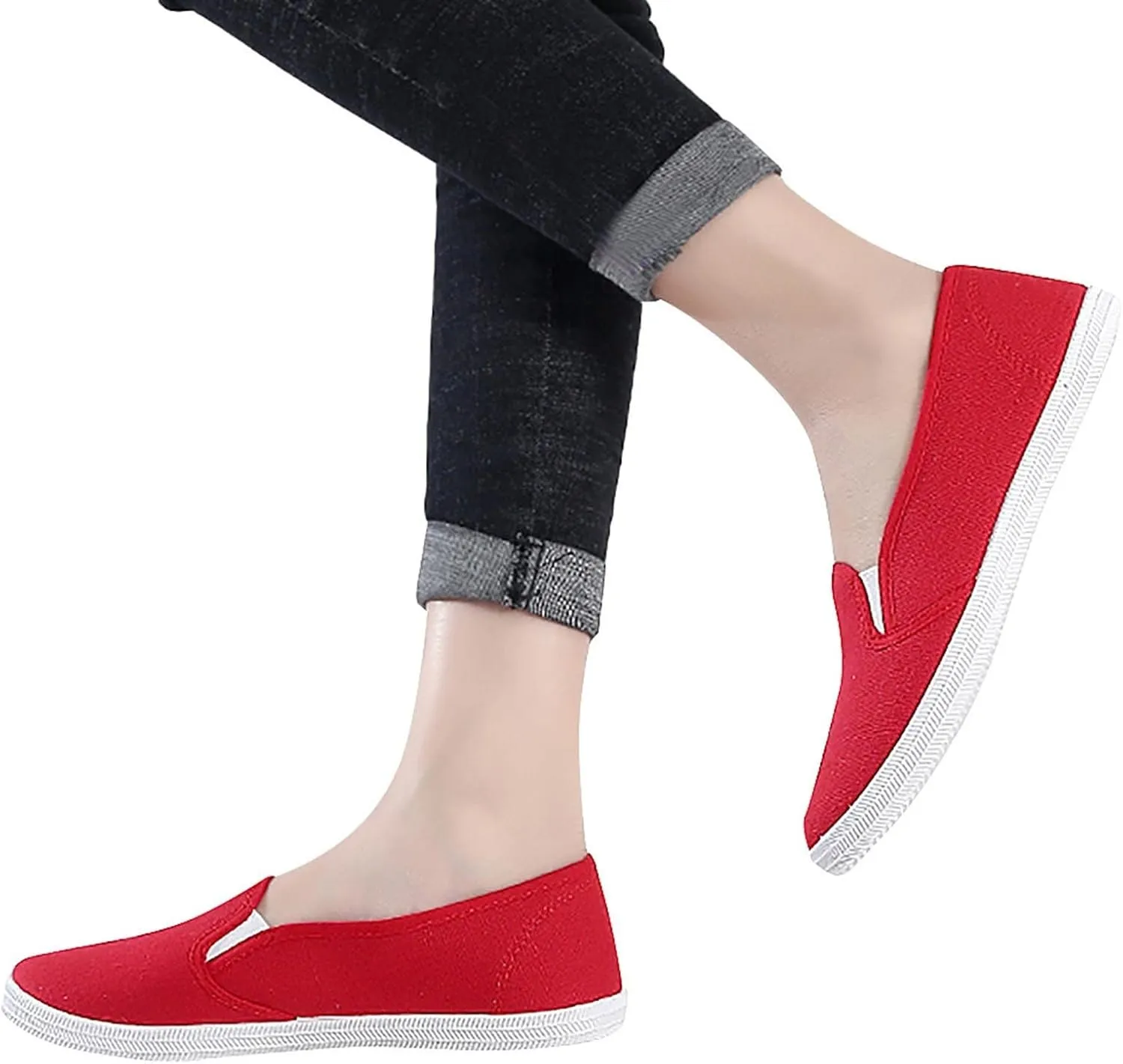 Women Orthopedic Sneakers Platform Wedge Sneakers Slip On Breathable Lightweight Fashion Sneakers Loafers Walking Shoes
