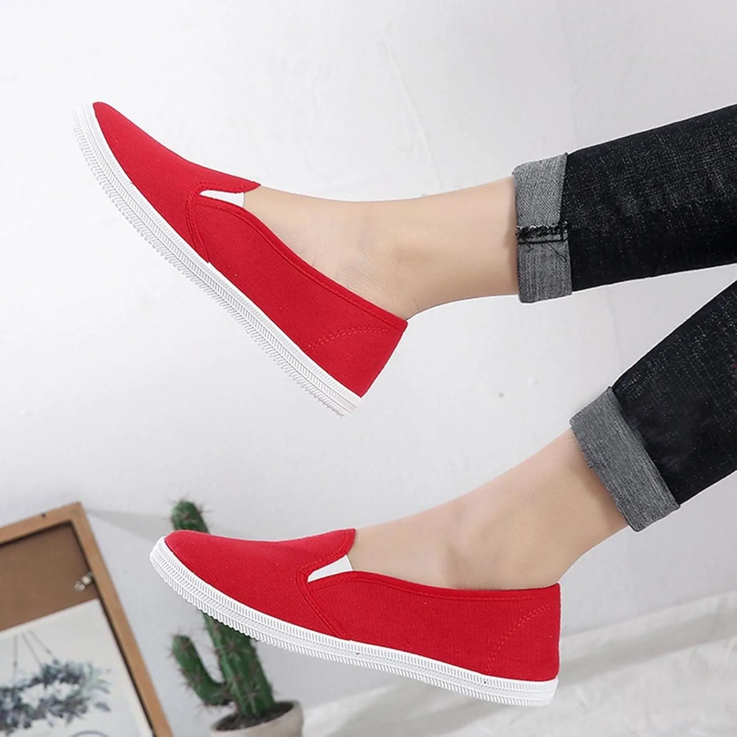 Women Orthopedic Sneakers Platform Wedge Sneakers Slip On Breathable Lightweight Fashion Sneakers Loafers Walking Shoes
