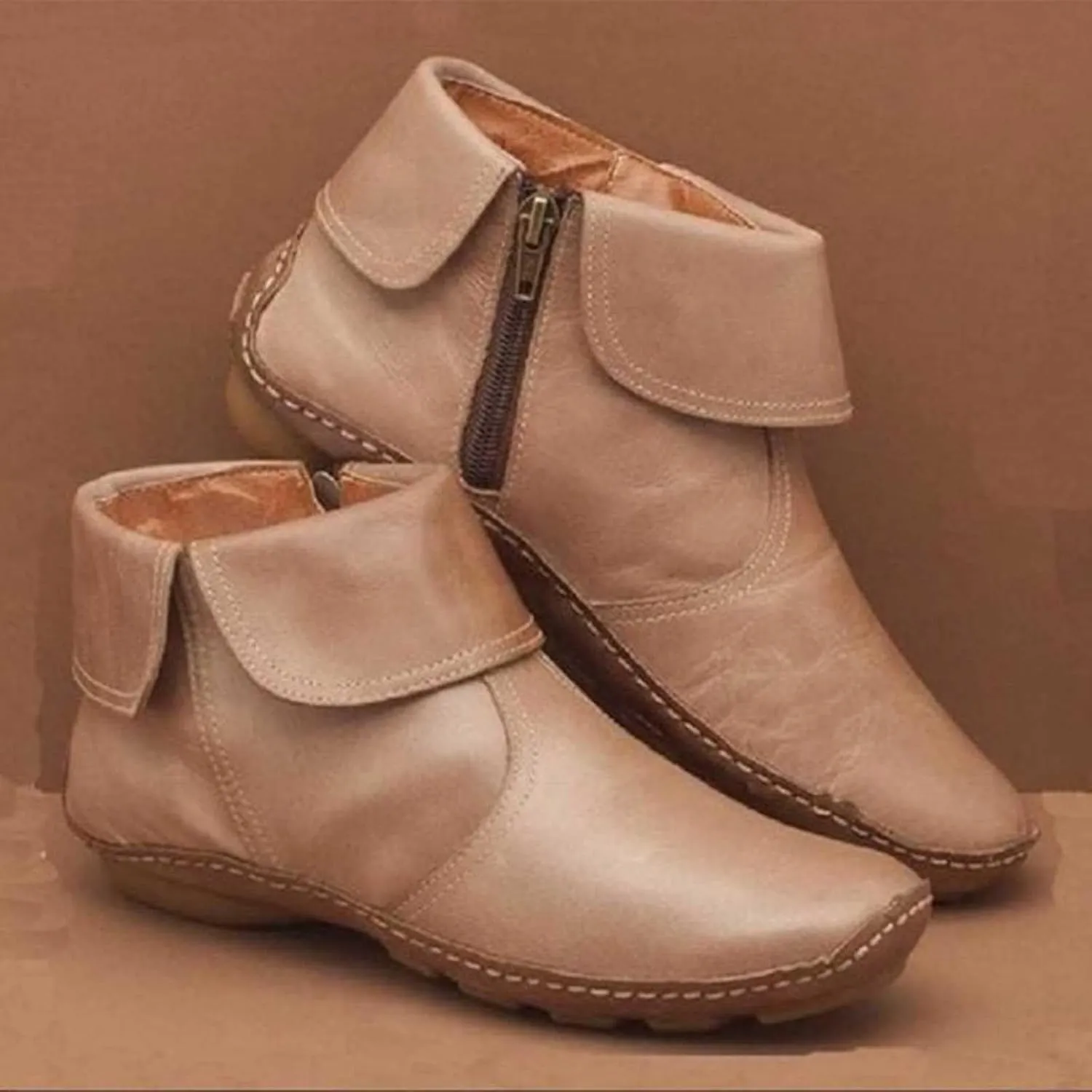 Women's Ankle Boots & Booties Womens Black Booties Low Heel Women's Slip On Boots Work Boot Shoe Laces Men Lightweight Cute Round Toe Closed Toe Wide Fit Available