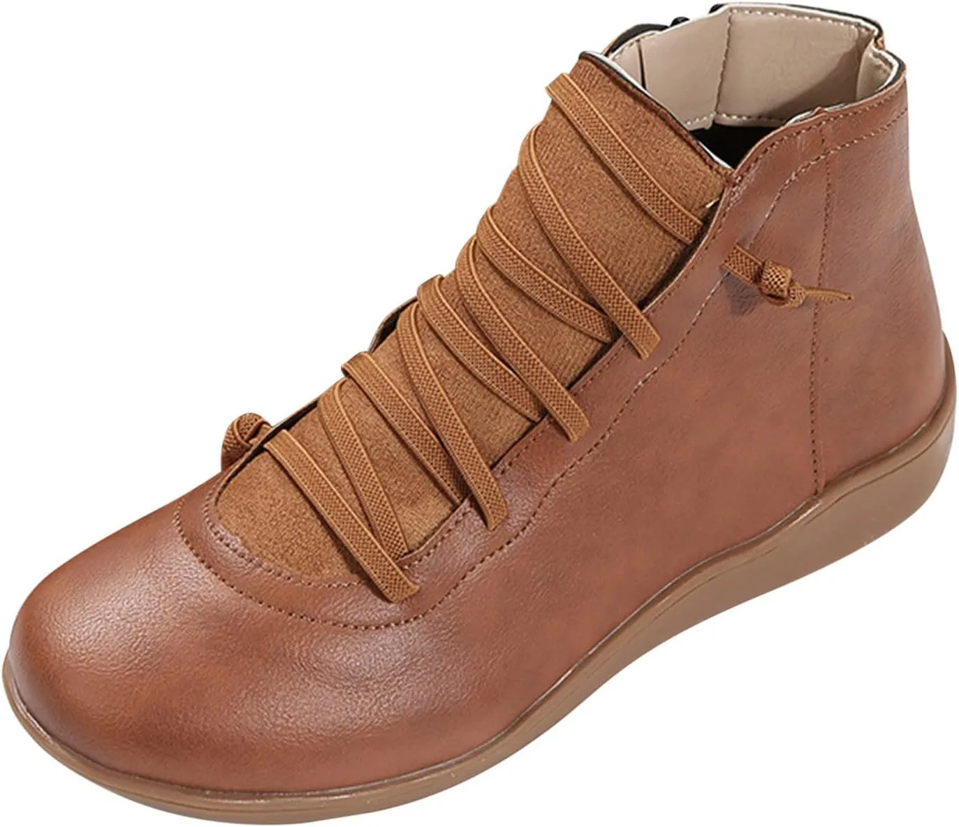 Womens Boots Ankle Womens Fall Booties Women Cowboy Boots Wedge Bootie for Women Comfortable Solid Color Comfy Casual Side Zipper Pointd Toe Suede