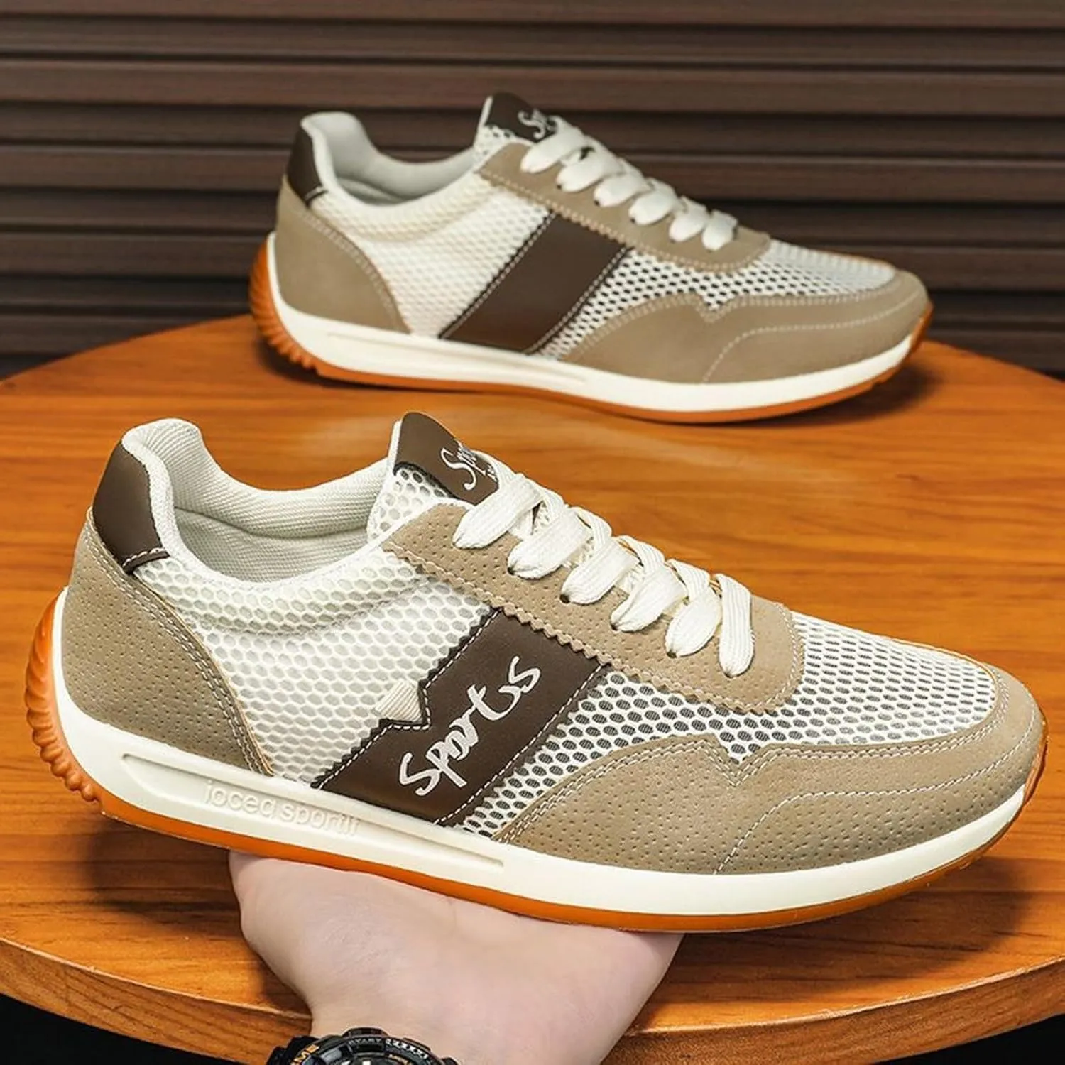 Women's Fashion Sneakers Trendy Lace Up Tennis Shoes Retro Trainers Casual Running Shoes Low Top Walking Sneaker