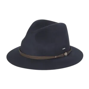 Womens Matilda Mid Brim Hat - Navy