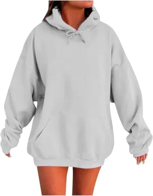 Womens Oversized Hoodies Sweatshirt Pullover Fleece Sweaters Long Sleeve Winter Fall Outfits Fashion Y2k Cute Clothes