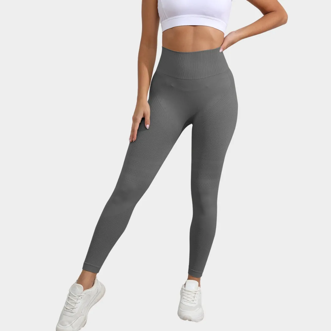 Women's Seamless High-Waisted Leggings - Scrunch Butt-Lifting Yoga & Gym Trousers - Stretch & Breathable Activewear - Multiple Colours