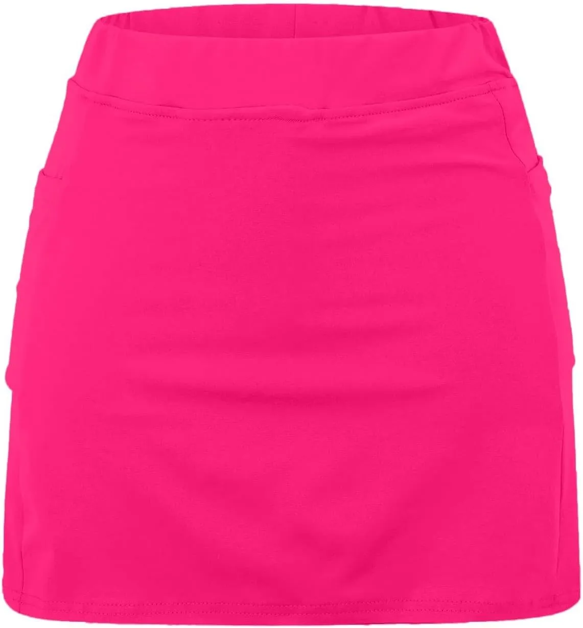 Womens Skorts with Pockets High Waist Athletic Sports Pants Skirts with Shorts Underneath Yoga Culottes