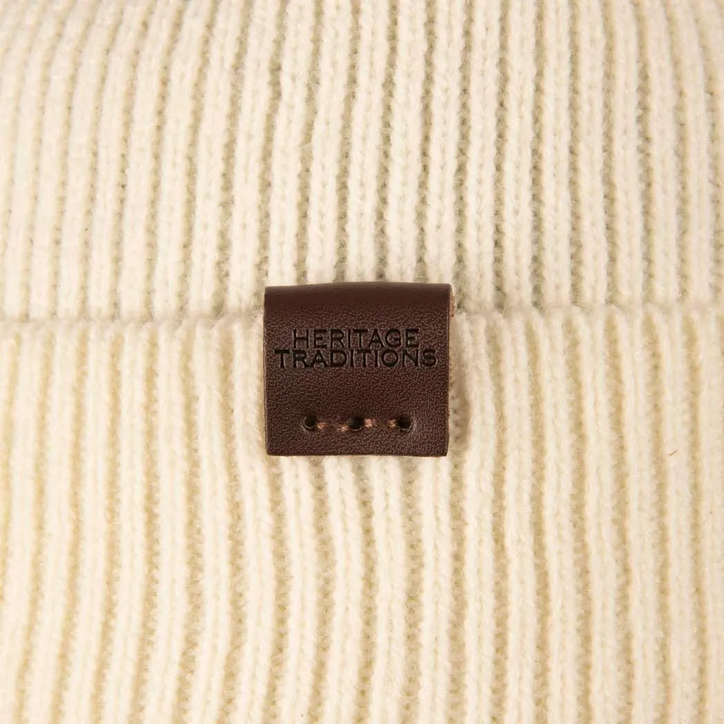 Wool Mix Fisherman Beanie