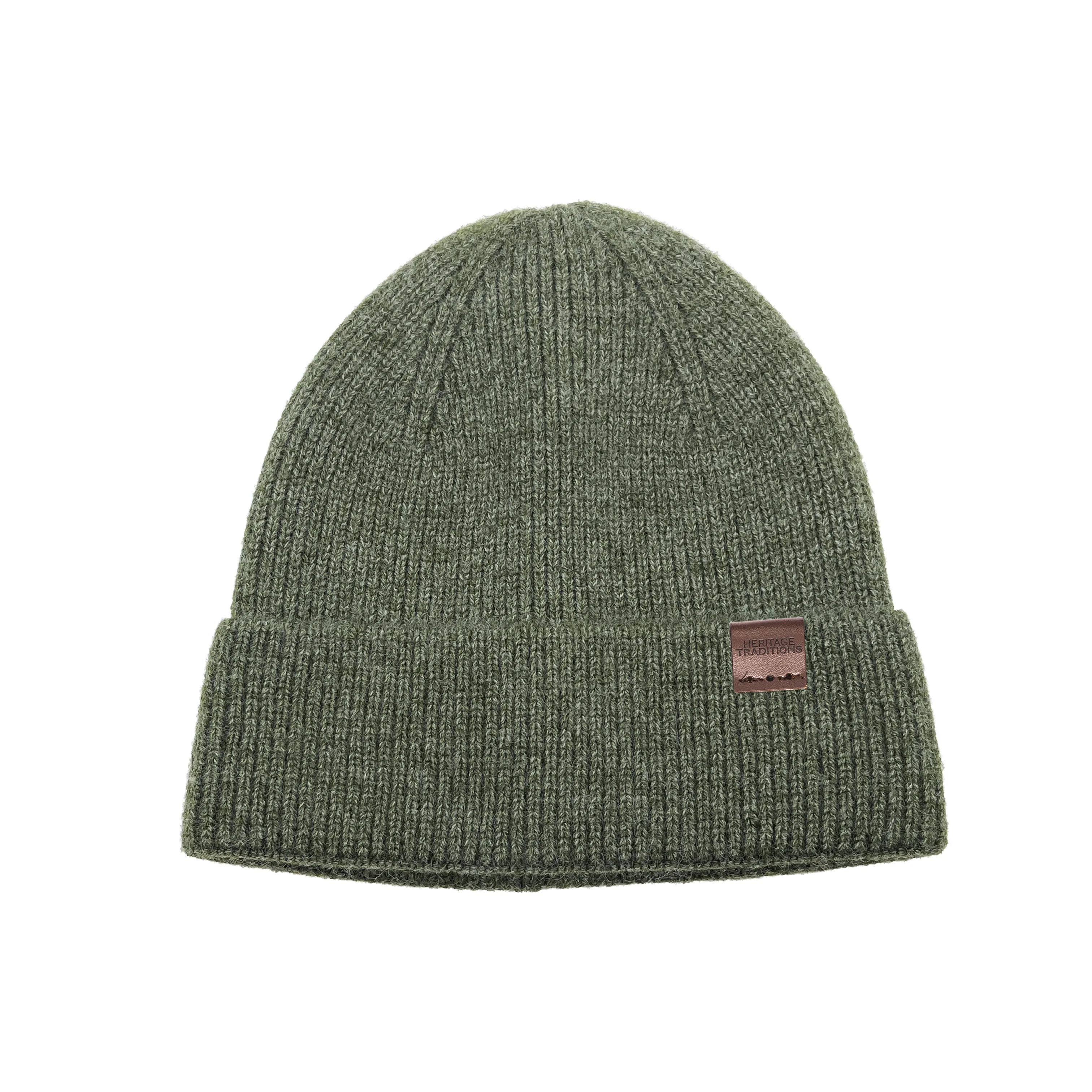 Wool Mix Fisherman Beanie