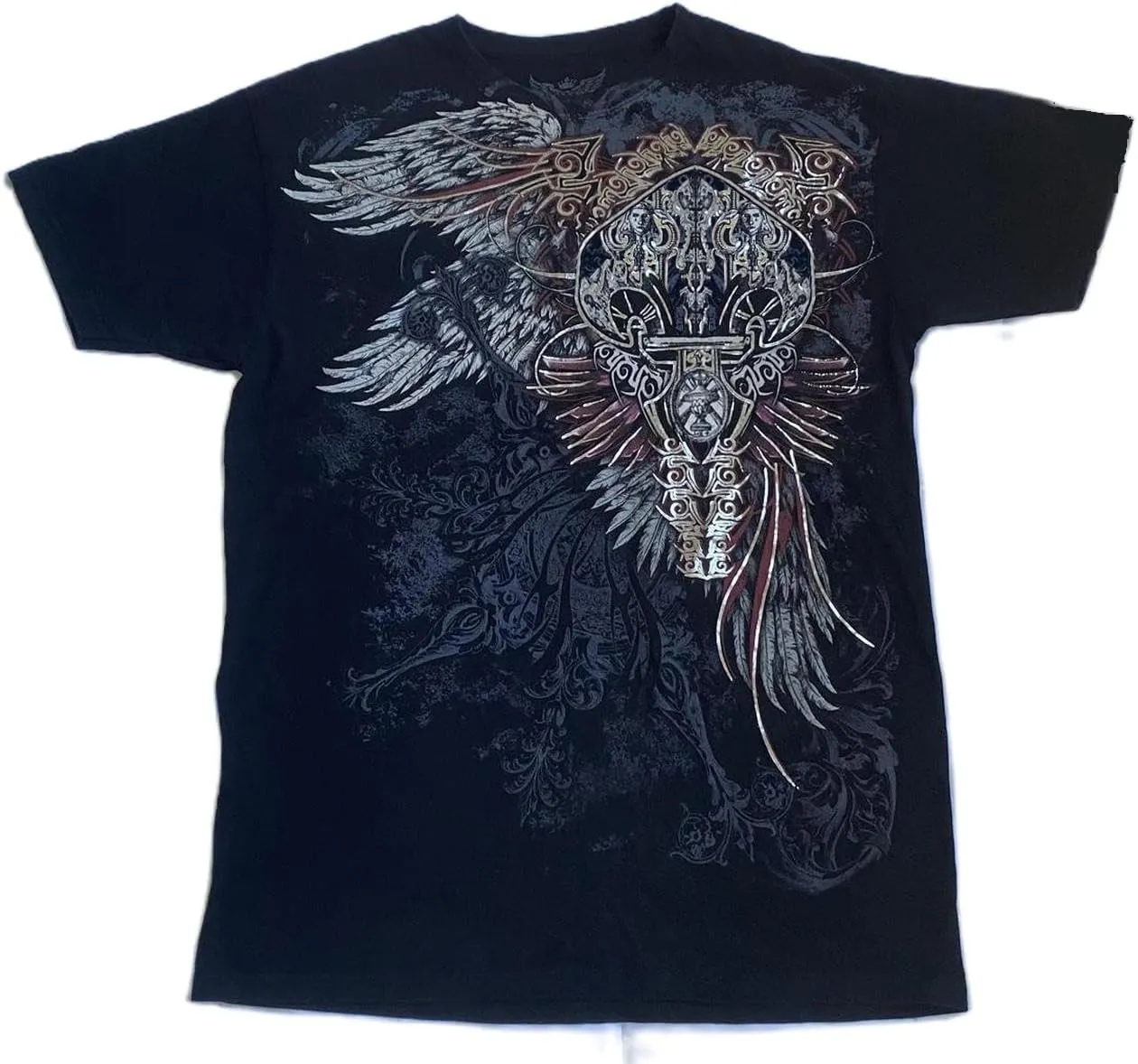 Y2K Grunge Graphic Tees for Women Short Sleeve Goth Top Aesthetic Fairy Grunge T Shirt E Girl Vintage Gothic Tees