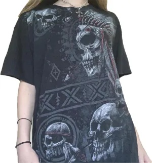 Y2K Grunge Graphic Tees for Women Short Sleeve Goth Top Aesthetic Fairy Grunge T Shirt E Girl Vintage Gothic Tees