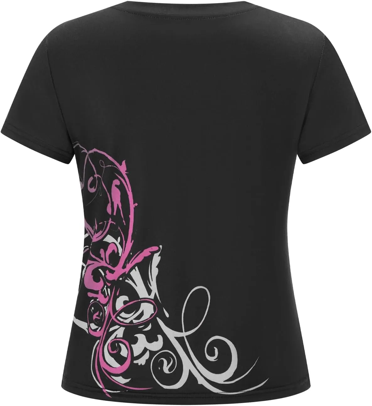 Y2k Shirts for Women Teens Girls 2000s Vintage Short Sleeve Shirt Tops Fairy Grunge Punk Goth Baggy Graphic Tees