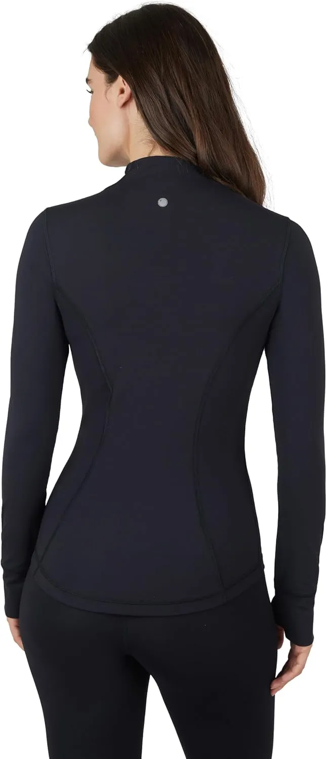 Yogalicious Womens Ultra Soft Lightweight Full Zip Yoga Jacket with Pockets