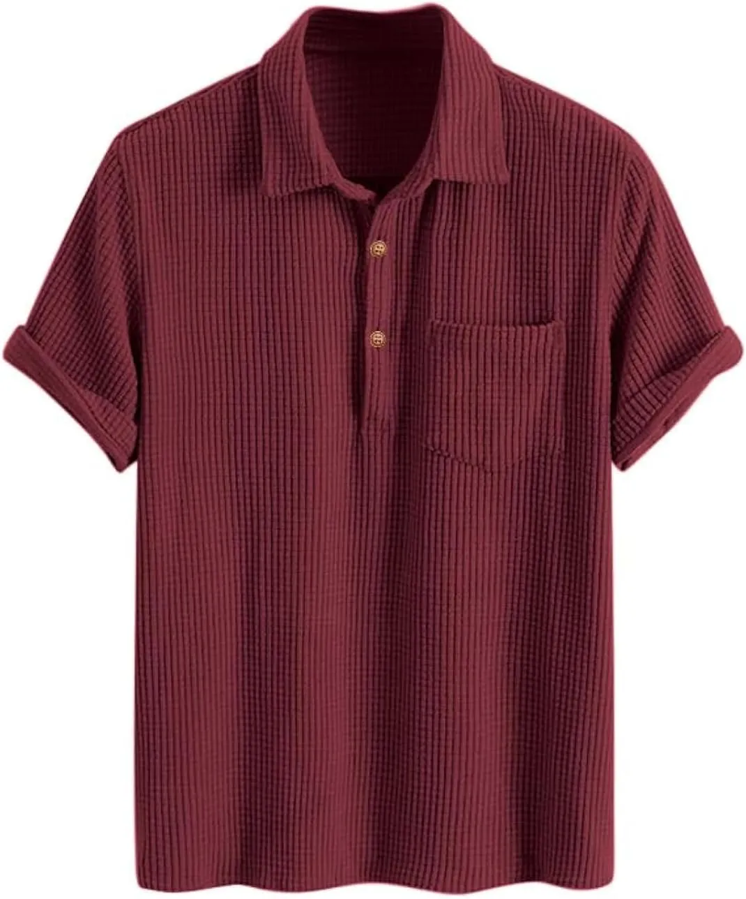 ZAFUL Men's Casual Button-Down Shirts Short Sleeve Striped Dress Shirts Button Down Tops