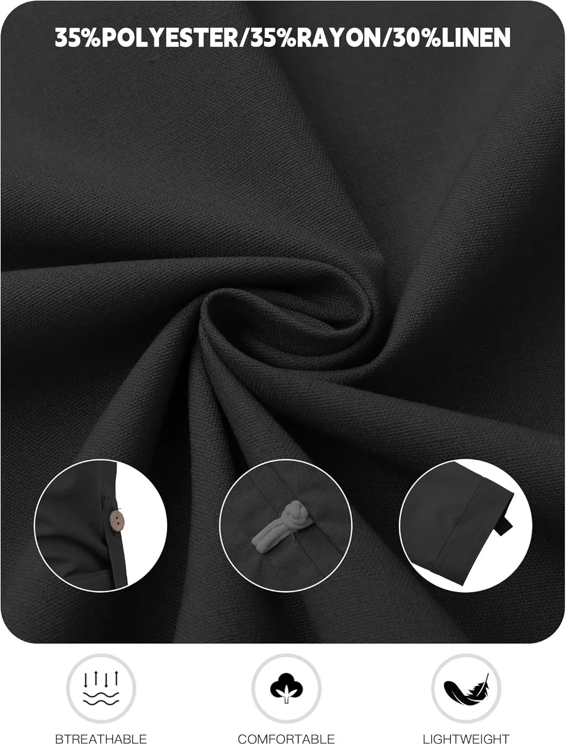Zaitun Mens Cotton Linen Shirts Casual Buttons Down Roll-Up Sleeve Shirt Summer Chinese Style T-Shirts