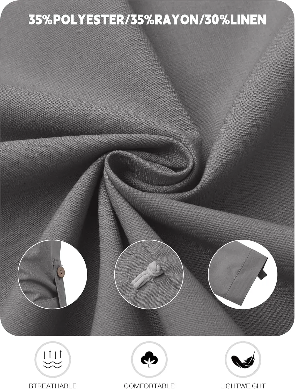 Zaitun Mens Cotton Linen Shirts Casual Buttons Down Roll-Up Sleeve Shirt Summer Chinese Style T-Shirts