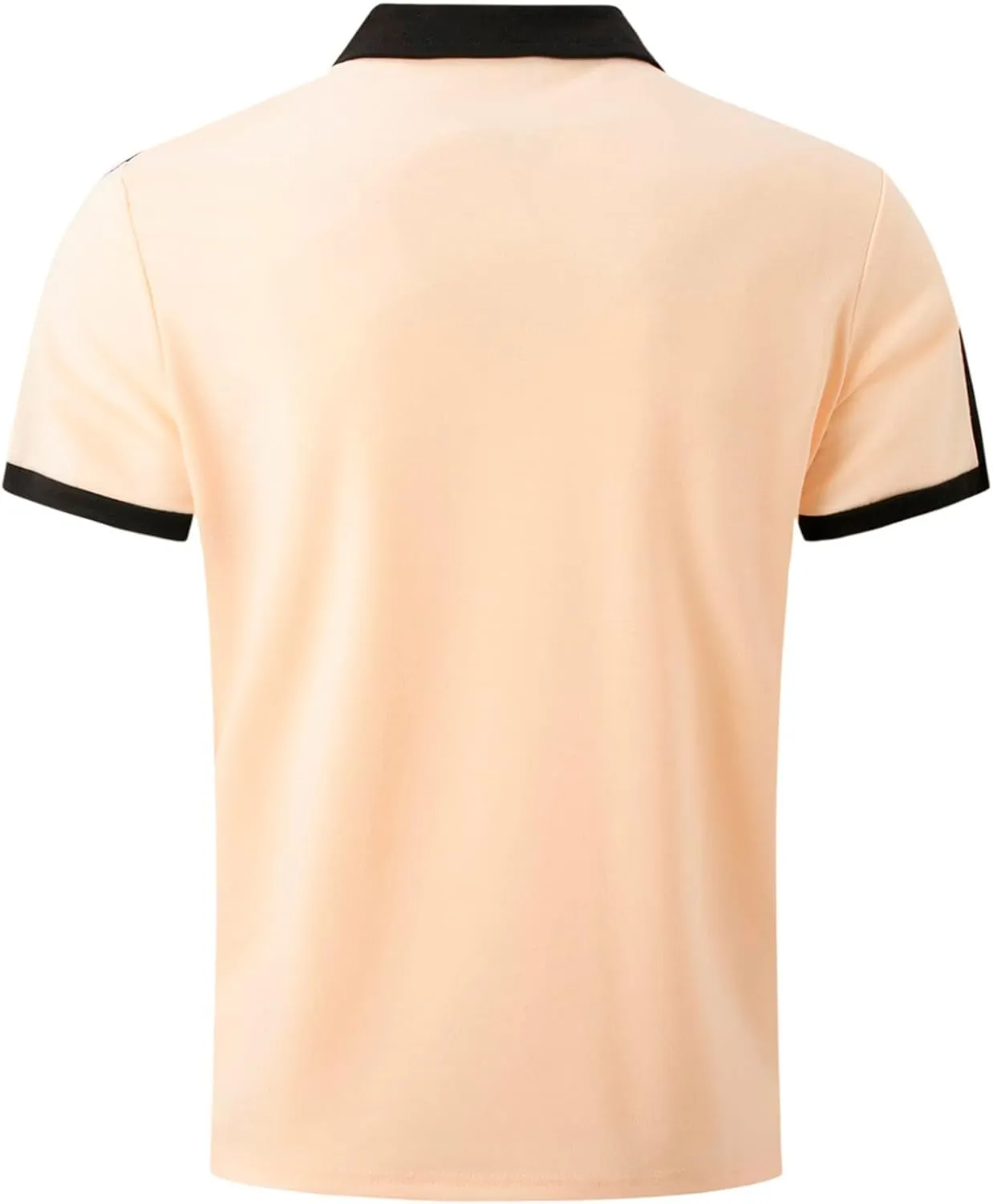 Zeiyignr Mens Polo Shirts Short Sleeve Moisture Wicking Golf Polo Athletic Collared Shirt Tennis T-Shirt Summer Work Tops